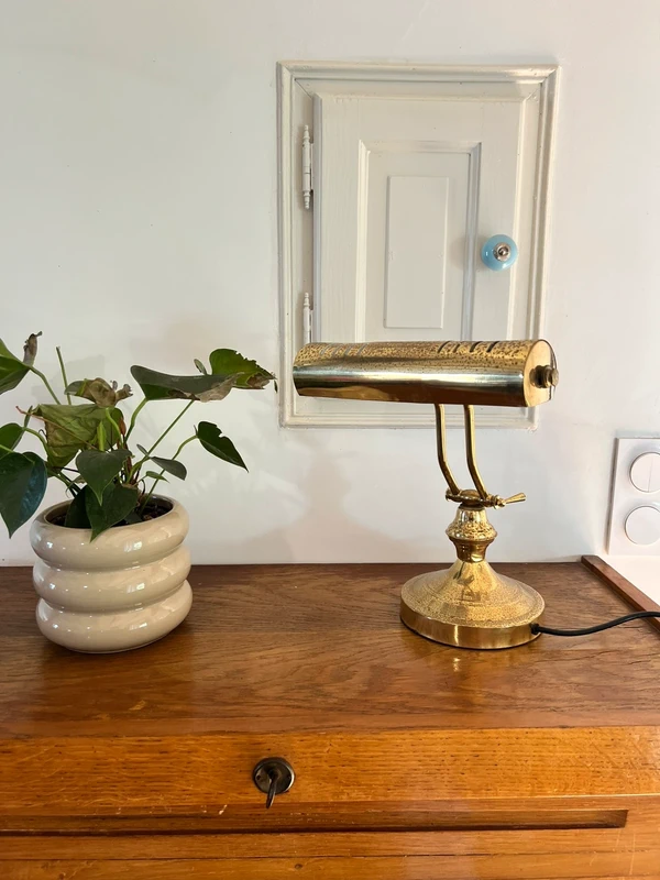 Lampe de bureau vintage - debarras rochefortais
