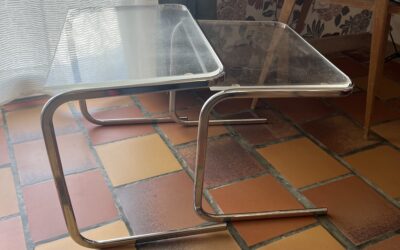 Tables gigognes Space Age