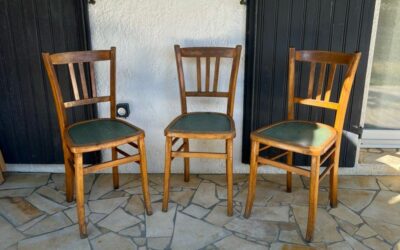 Chaises Bistrot vintage