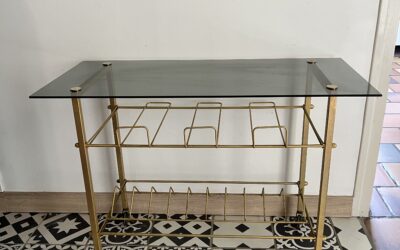 Élégante table basse vintage