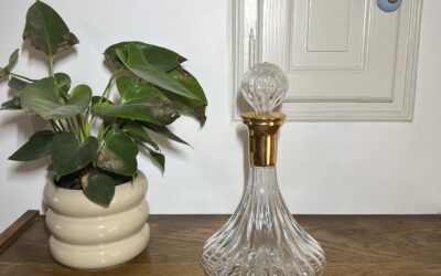 Carafe en verre LANCEL